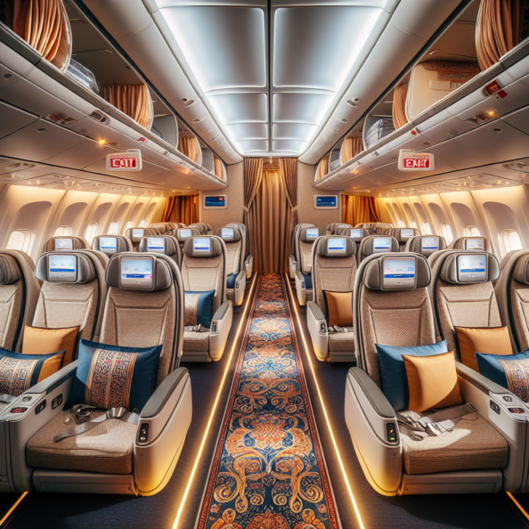 tappezzeria interni aereo