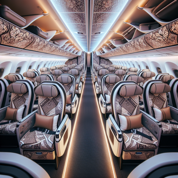 tappezzeria interni aereo