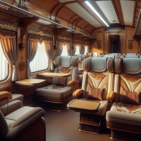 tappezzeria interni treno