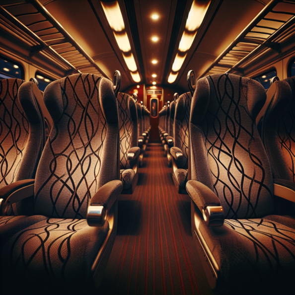 tappezzeria interni treno