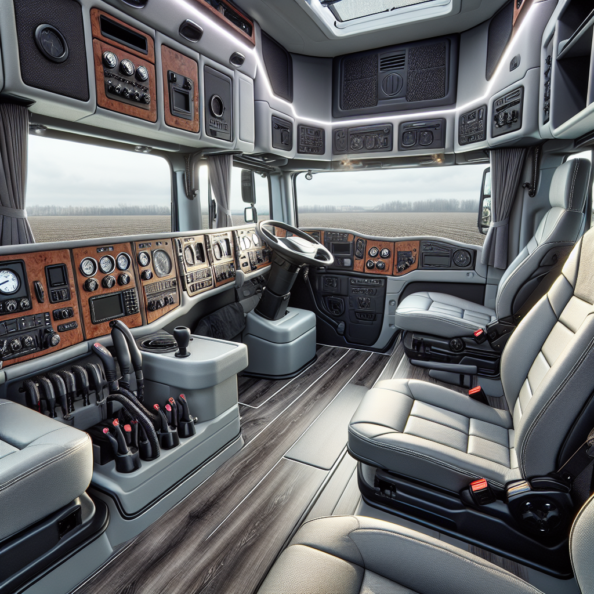 tappezzeria interni veicolo industriale