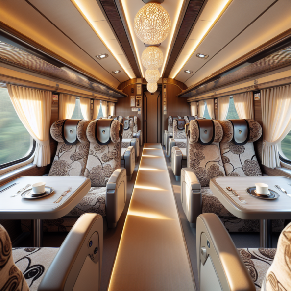 tappezzeria interni treno